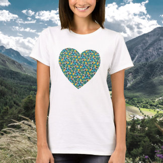 Petal Party Pattern T-Shirt