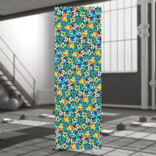 Petal Party Pattern Yoga Mat