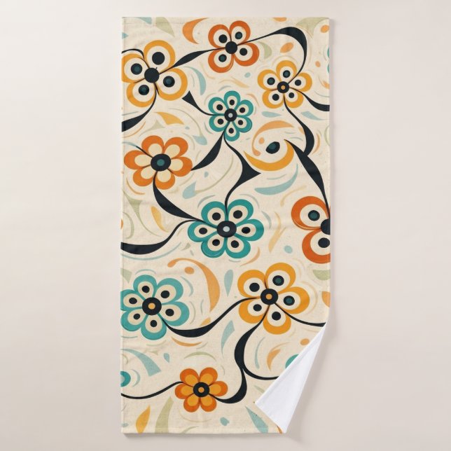 Petal Path Bath Towel (Bath Towel)