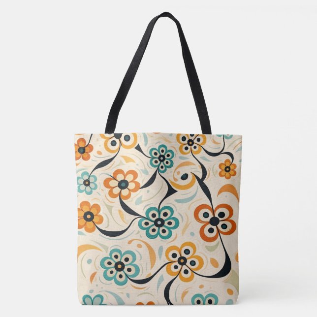 Petal Path Tote Bag (Front)