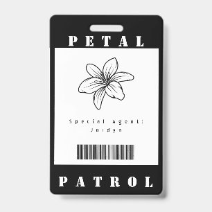 Petal Patrol ID Badge