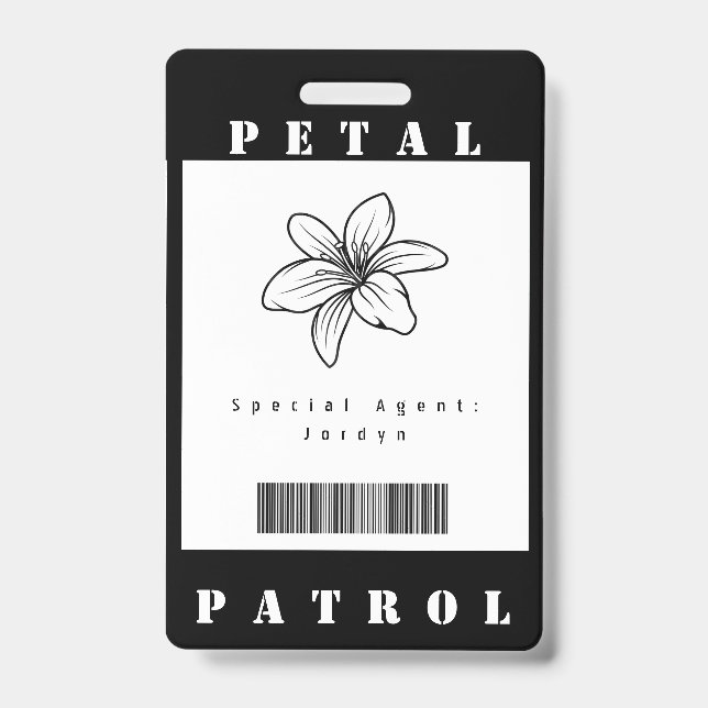 Petal Patrol ID Badge (Front)