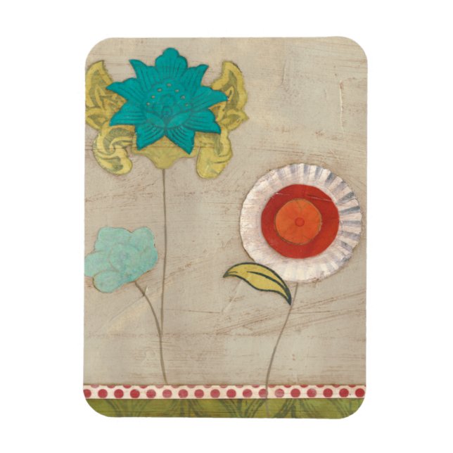 Petal Patterns I Magnet (Vertical)