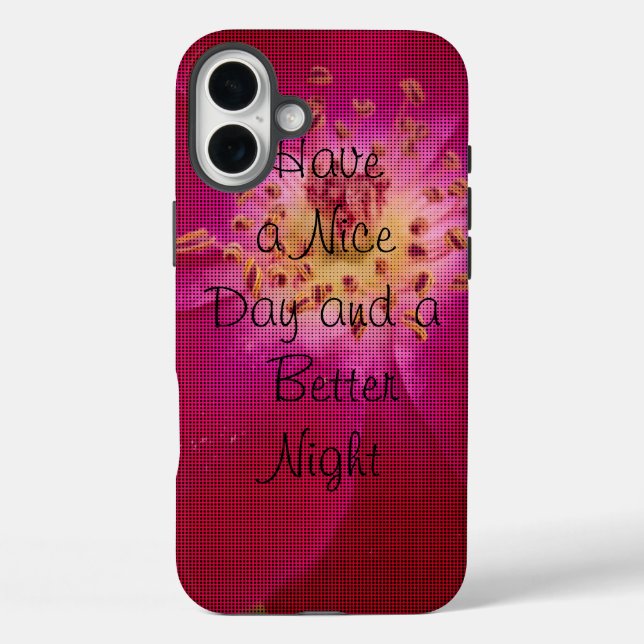 Petal Perfection | Chequered Rose Petal Pattern Ar Case-Mate iPhone Case (Back)