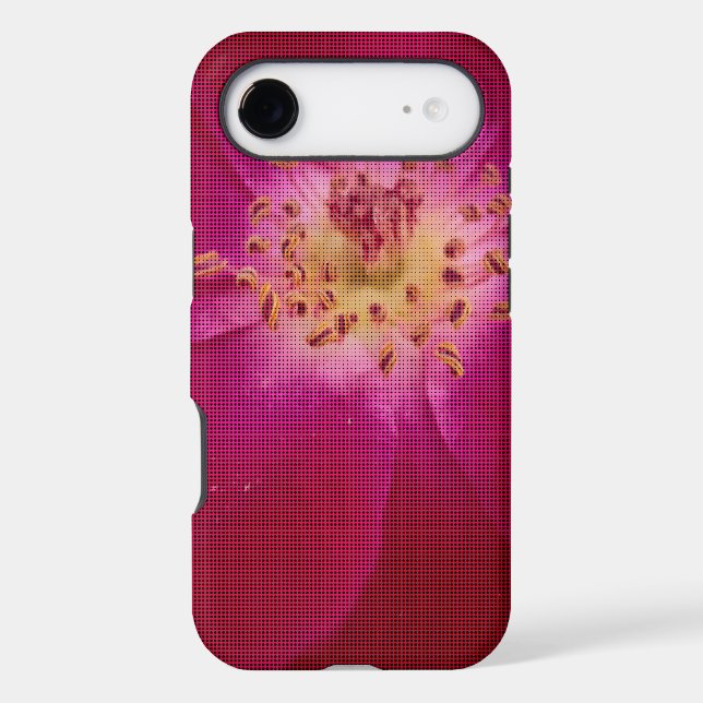 Petal Perfection: Chequered Rose Petal Pattern Art (Back)