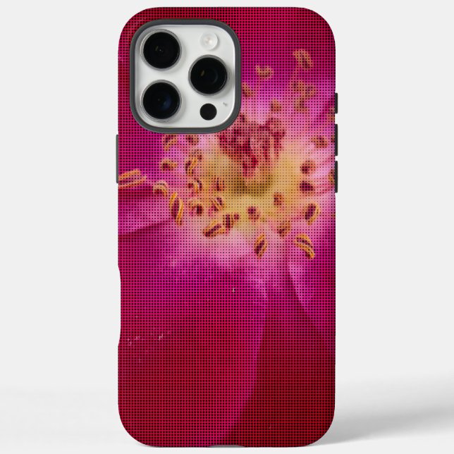 Petal Perfection: Chequered Rose Petal Pattern Art Case-Mate iPhone Case (Back)