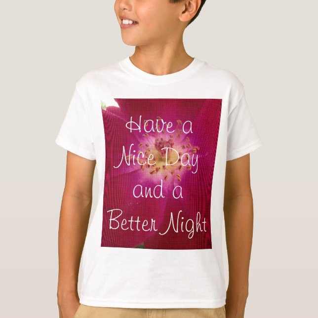 Petal Perfection: Chequered Rose Petal Pattern Art T-Shirt (Front)