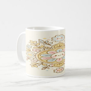 “Petal Pop: Smiles in Every Sip” Coffee Mug