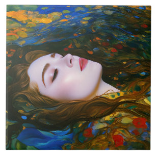 “Petal Serenity” - Women In Water Tile