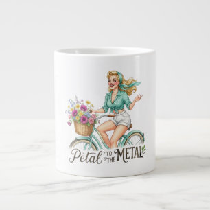 Petal to the Metal Gardening Pun Coffee Mug