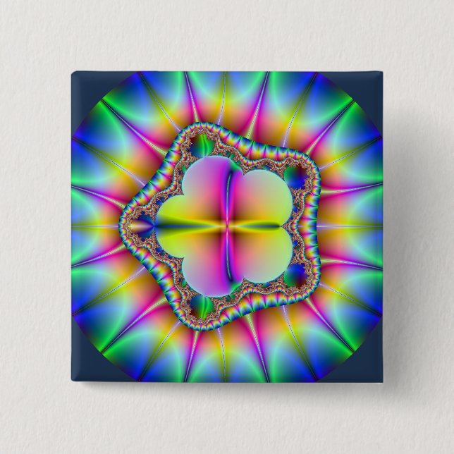 Petals2 15 Cm Square Badge (Front)