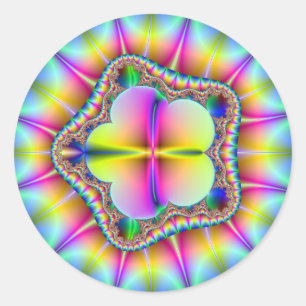 Petals2 Classic Round Sticker