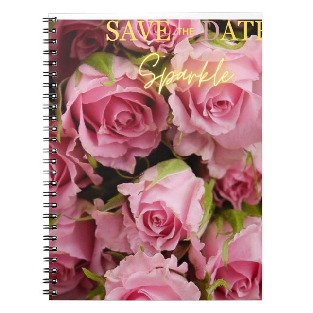 Petals and Pages: Spiral Note Book (Front)