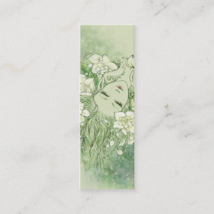 Petals and Pearls Bookmark Mini Business Card