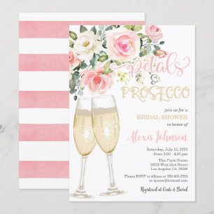 Petals and Prosecco Invitation