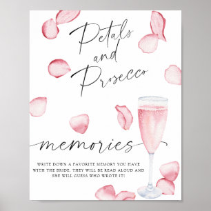 Petals and Prosecco - memories with the bride  Poster