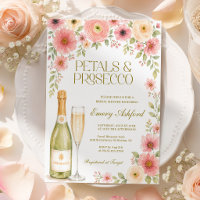 Petals and Prosecco Pink Floral Bridal Shower