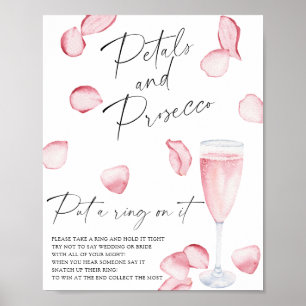 Petals and Prosecco - put a ring on it game Poster