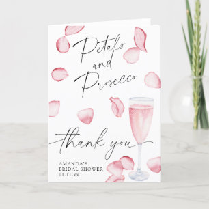 Petals and Prosecco - thank you bridal shower