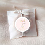 Petals and Prosecco Wedding Shower Favour Classic Round Sticker<br><div class="desc">Discover how adding a touch of elegance with our Petals and Prosecco Bridal Shower Round Stickers can transform your event's favours and envelope seals. These stylish stickers are the perfect way to personalise and elevate even the simplest of gifts,  making your bridal shower an unforgettable experience for all.</div>