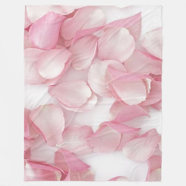 Petals Fleece Blanket  (Front)