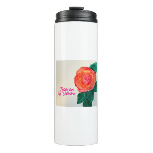 Petals For My Valentine Thermal Tumbler