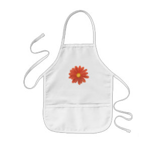 Petals in Motion – Vibrant Flower Graphic Kids Apron