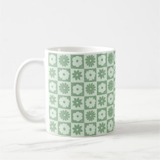 Petals In Silence 03. Floral Pattern. Coffee Mug