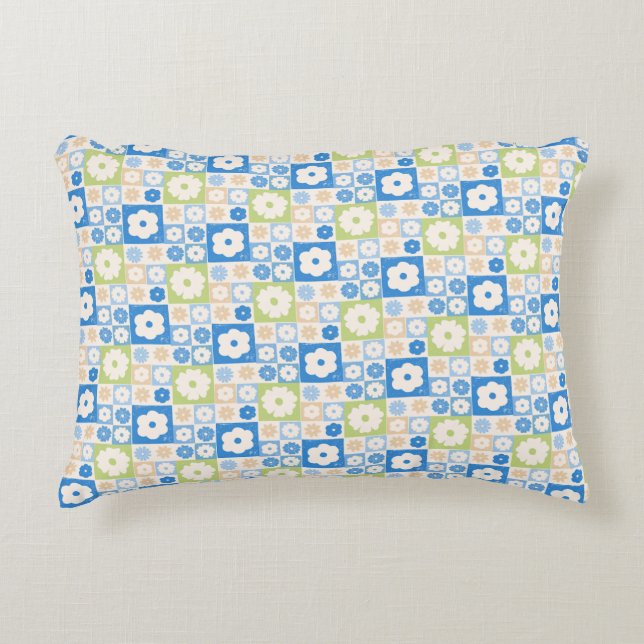 Petals In Silence 06. Floral pattern.  Decorative Cushion (Front)