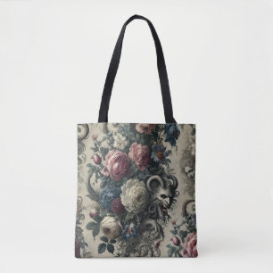 Petals of Decadence – Gothic Baroque  Tote Bag