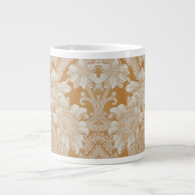 Petals of Gold Batik Speciality Mug (Front)
