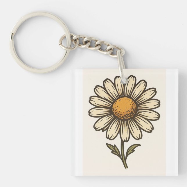 "Petals of Joy" Key Ring (Front)