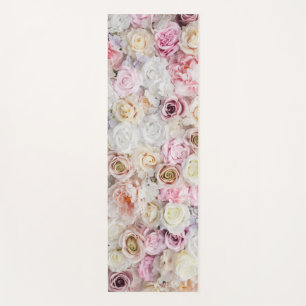 Petals & Peace – Blush Floral Yoga Mat