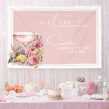 Petals, Pearls & Prosecco Bridal Shower Welcome