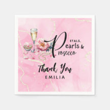 Petals Pearls Prosecco Favours Bridal Shower