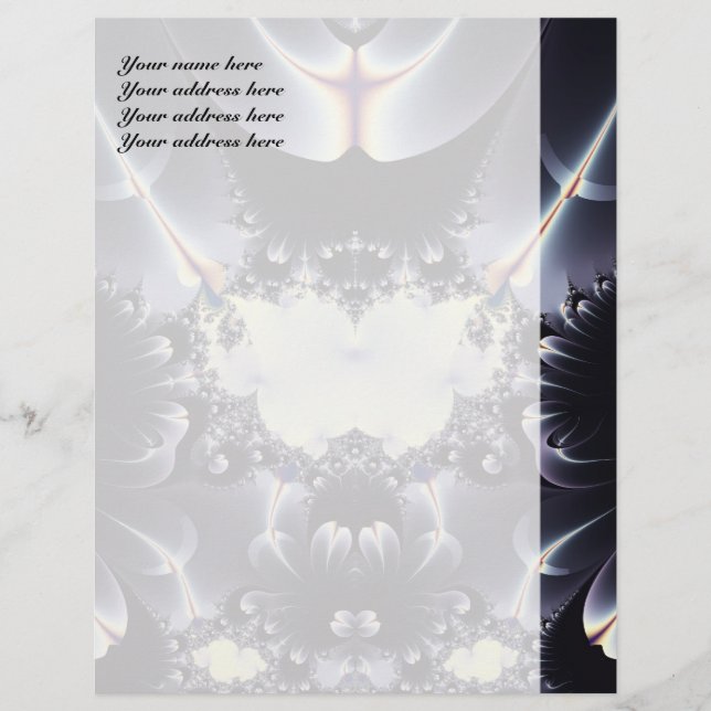 Petals Personalised Letterhead (Front)