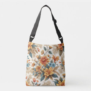 Petals & Poetry A Floral Affair Crossbody Bag