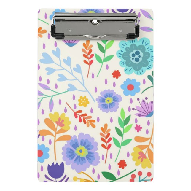 Petals & Productivity Mini Clipboard (Front)