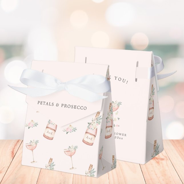 Petals & Prosecco Bridal Shower Bachelorette Favour Box (Creator Uploaded)