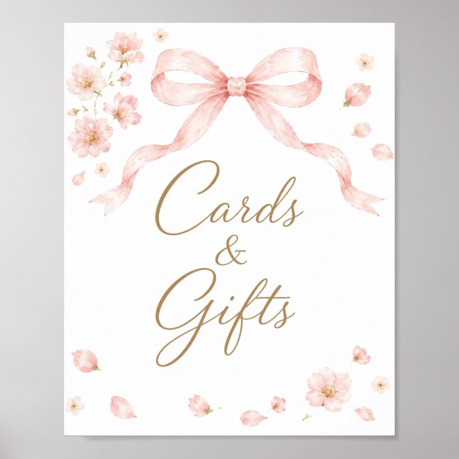 Petals & Prosecco Cards & Gifts Sign (Front)