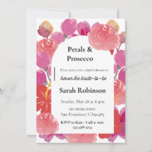 Petals & Prosecco Floral Arch Summer Bridal Shower