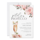 Petals & Prosecco Floral Bridal Shower Invitation