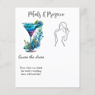 Petals & Prosecco Guess Dress BBridal Shower Game