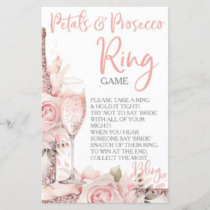 Petals & Prosecco Ring Game Hunt Rings