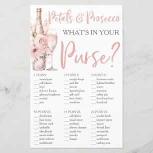 Petals & Prosecco What's in Your Purse?
