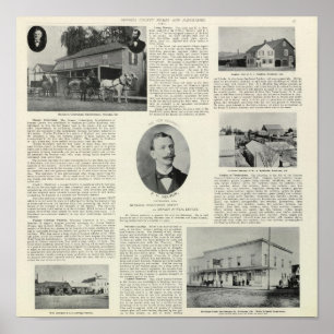 Petaluma businesses, California Poster