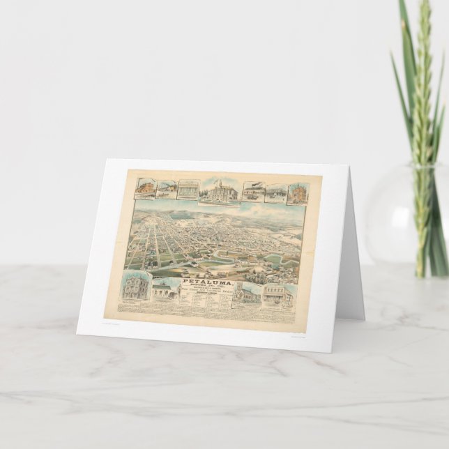Petaluma, CA. (1314A) Card (Front)