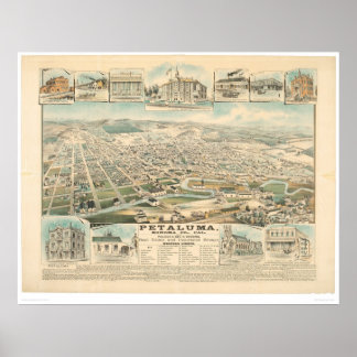 Petaluma, CA. (1314A) Poster