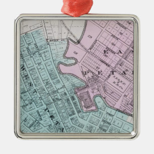 Petaluma, California 2 Metal Tree Decoration