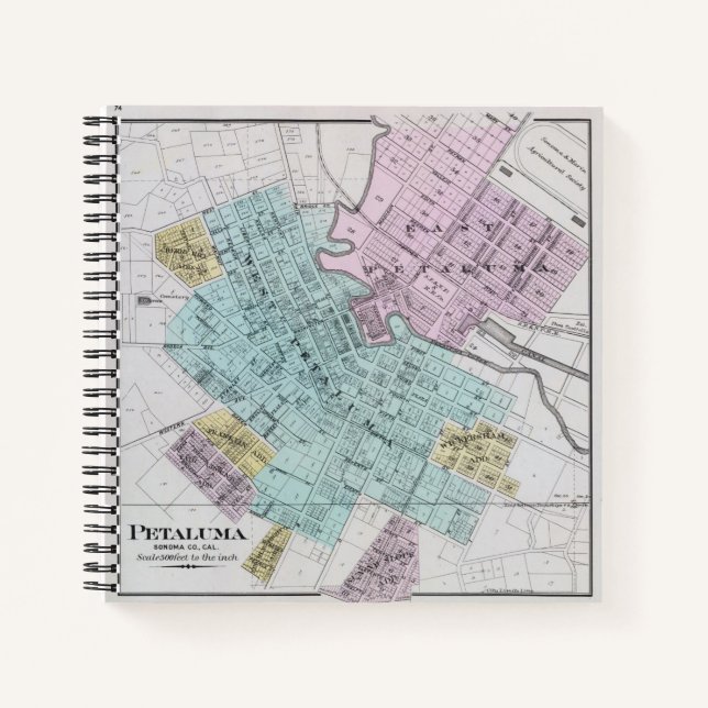 Petaluma, California 2 Notebook (Front)